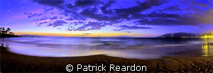 Wailea sunset panorama; Maui, Hawaii.  Panorama stitched ... by Patrick Reardon 